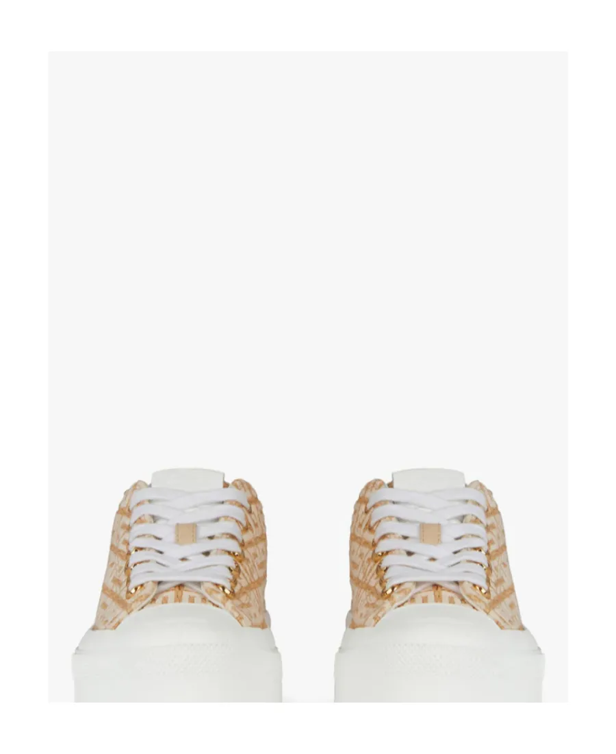 City Sport Sneakers In 4G Raffia