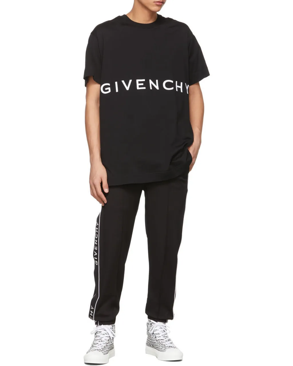 Logo-Stripe Track Pants