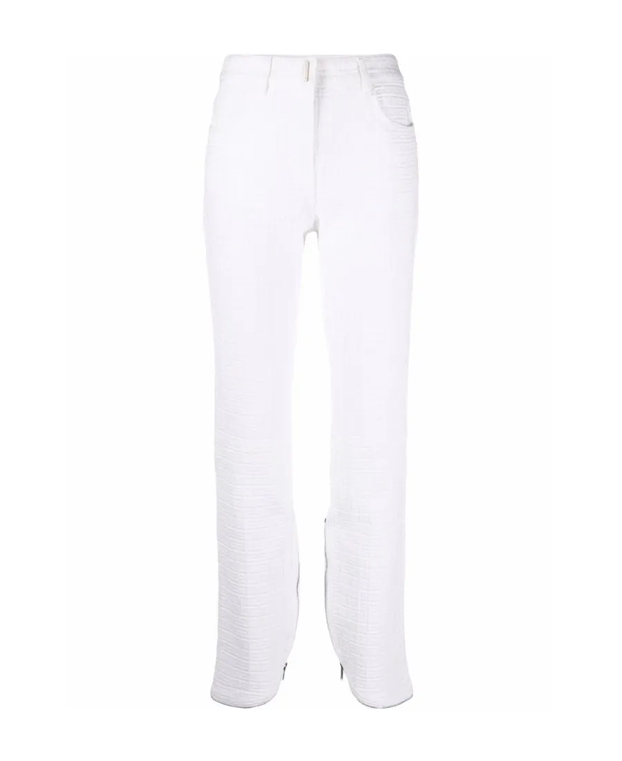 4G-Motif Slim-Cut Trousers