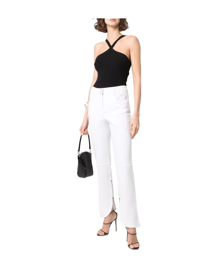 4G-Motif Slim-Cut Trousers
