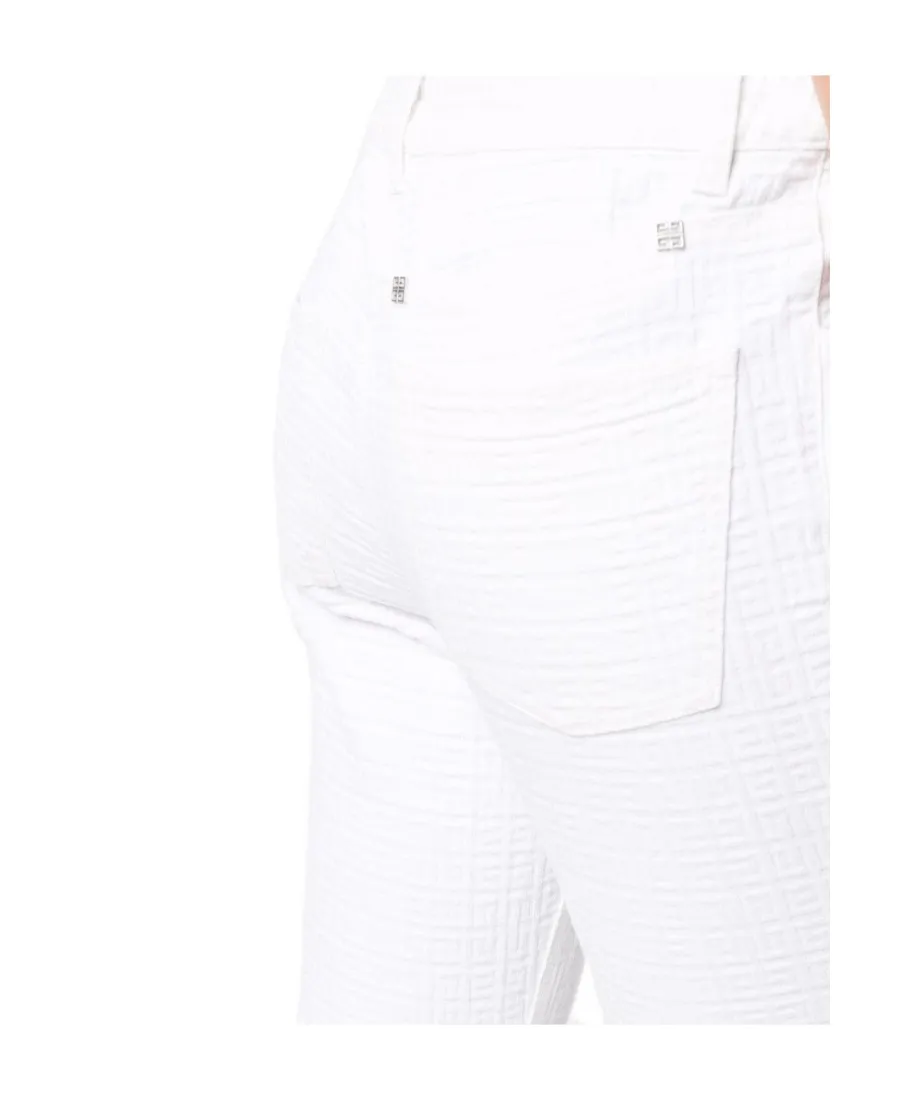 4G-Motif Slim-Cut Trousers