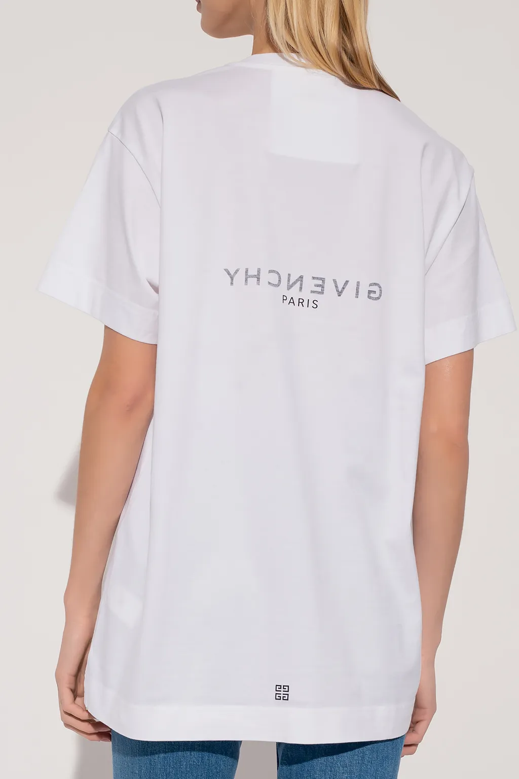 Logo Printed Round Collar T-Shirt