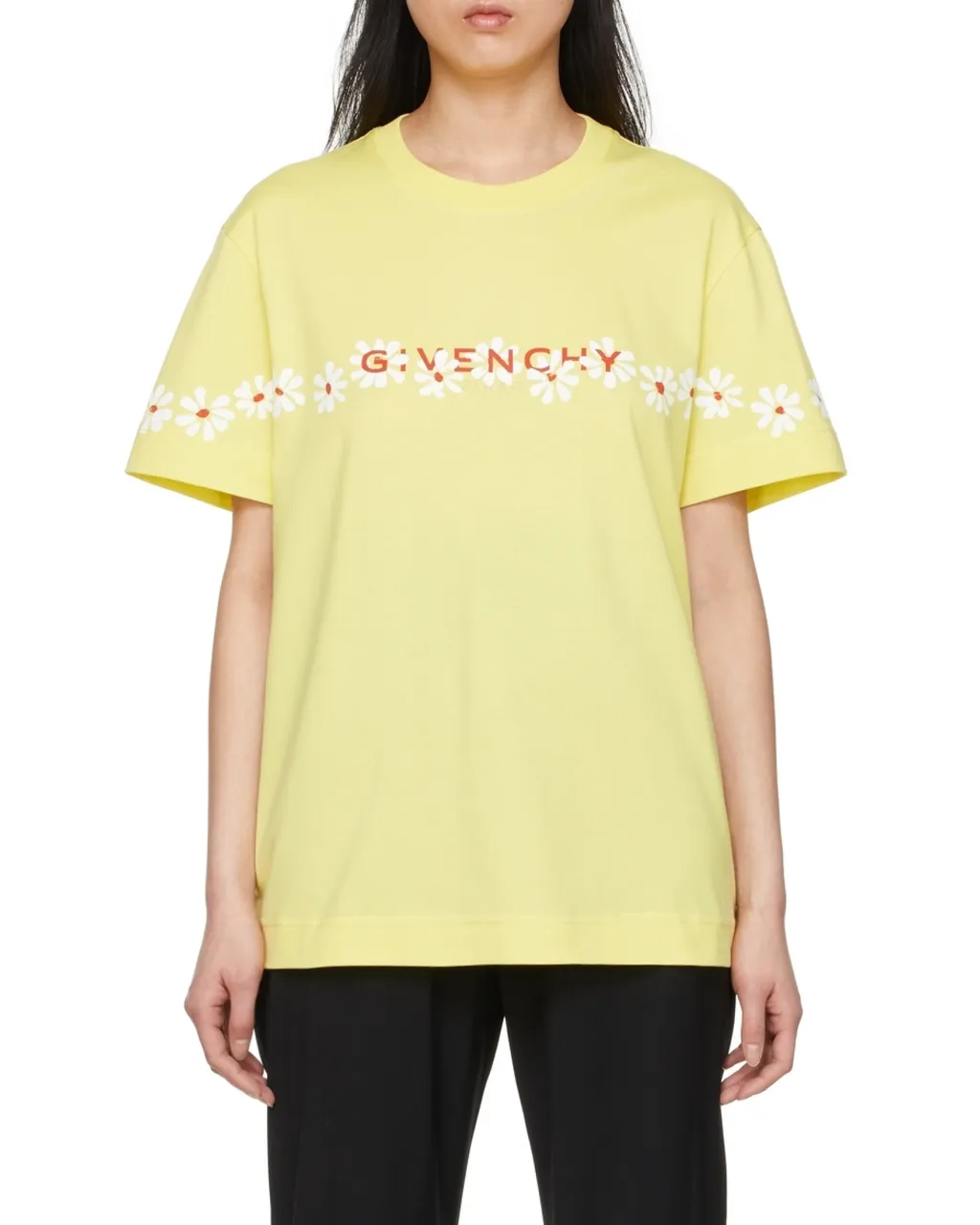 T-Shirt With Stencil Effect Givenchy Reverse Print