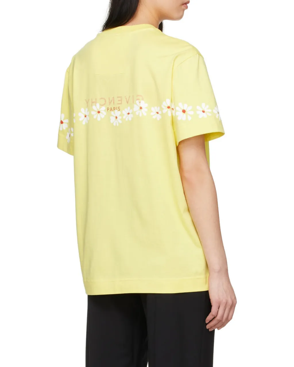 T-Shirt With Stencil Effect Givenchy Reverse Print