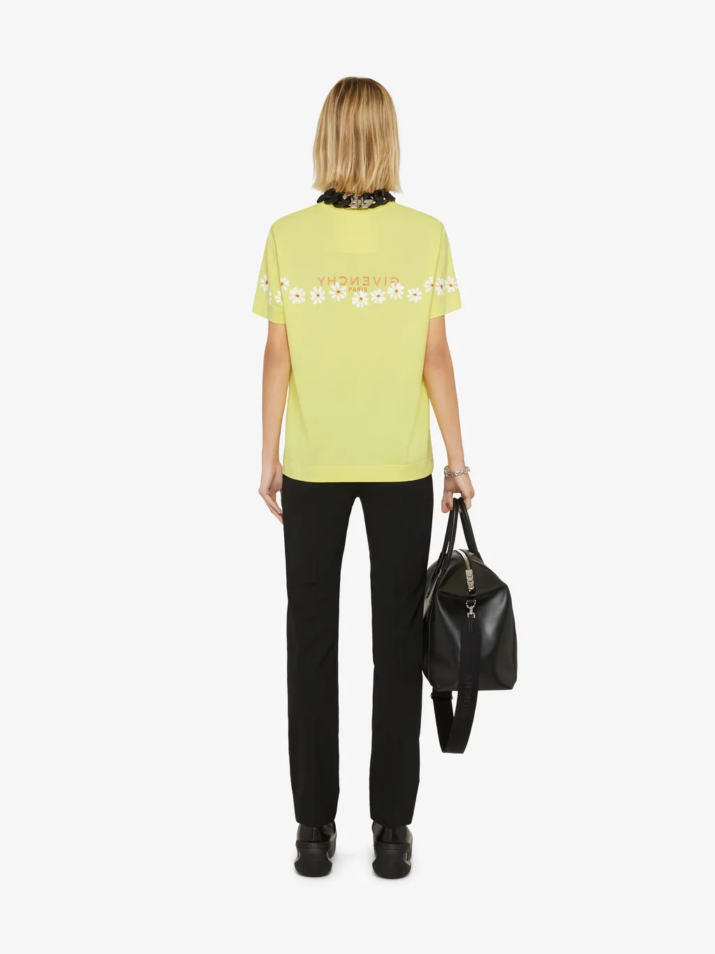 T-Shirt With Stencil Effect Givenchy Reverse Print