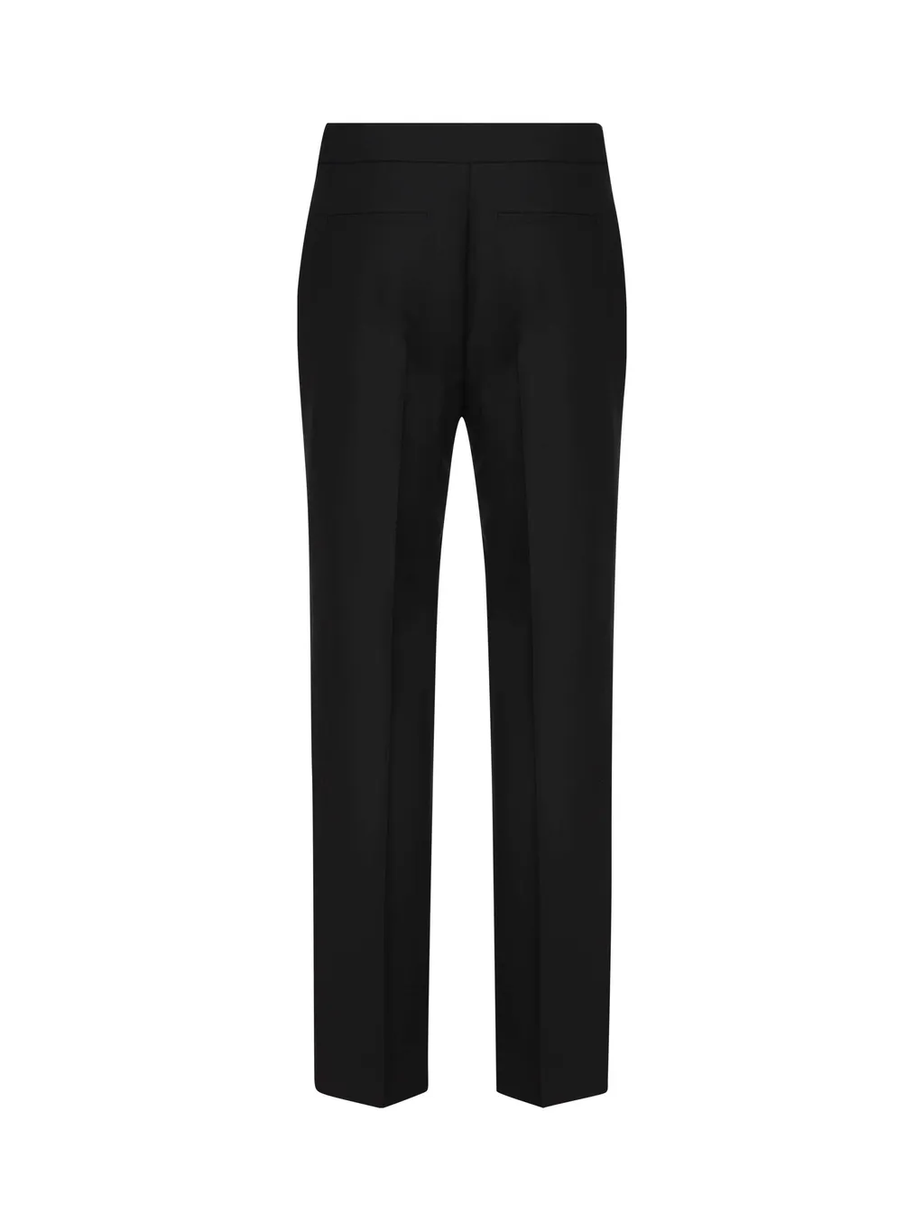 Skirt-Detail Slit Trousers