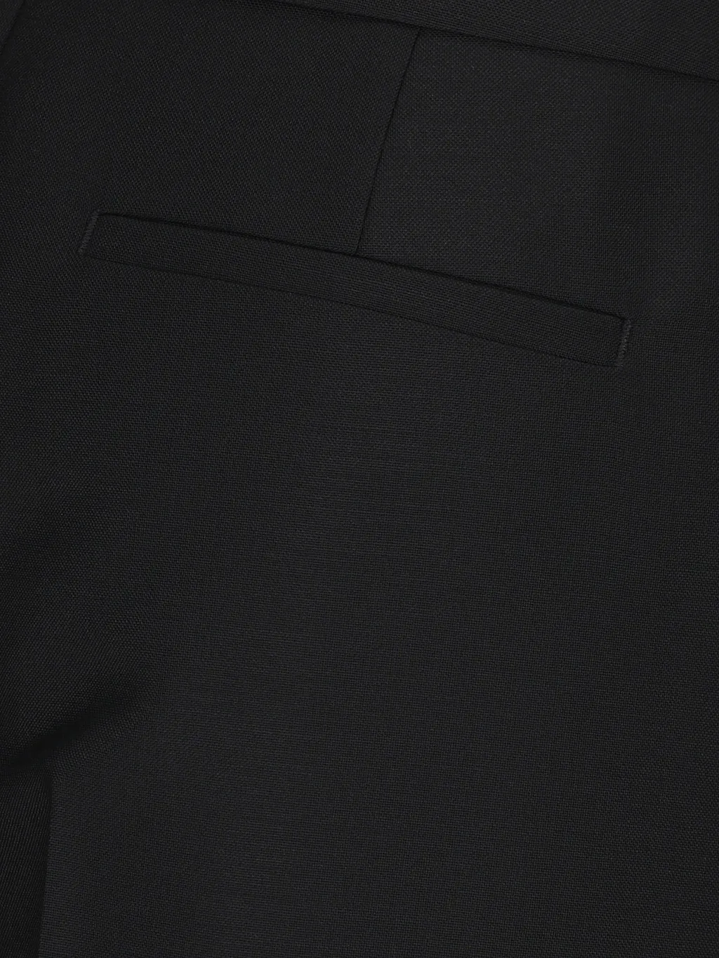Skirt-Detail Slit Trousers