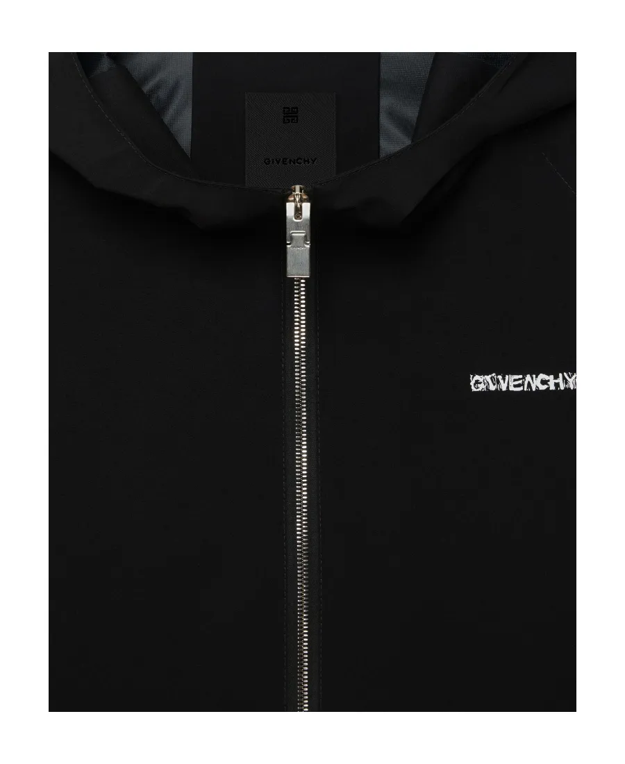 Logo Detailed Hooded Jacket