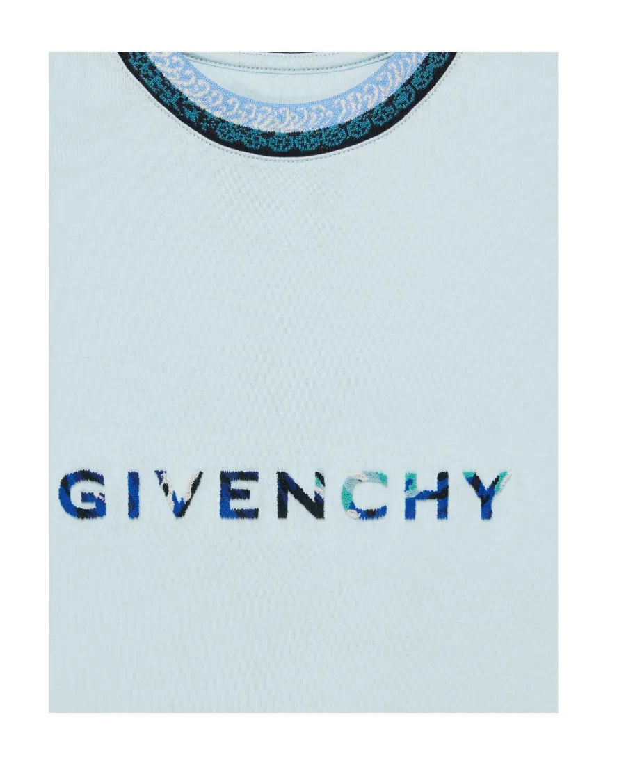 T-Shirt In Jersey With Givenchy Tufted Pattern