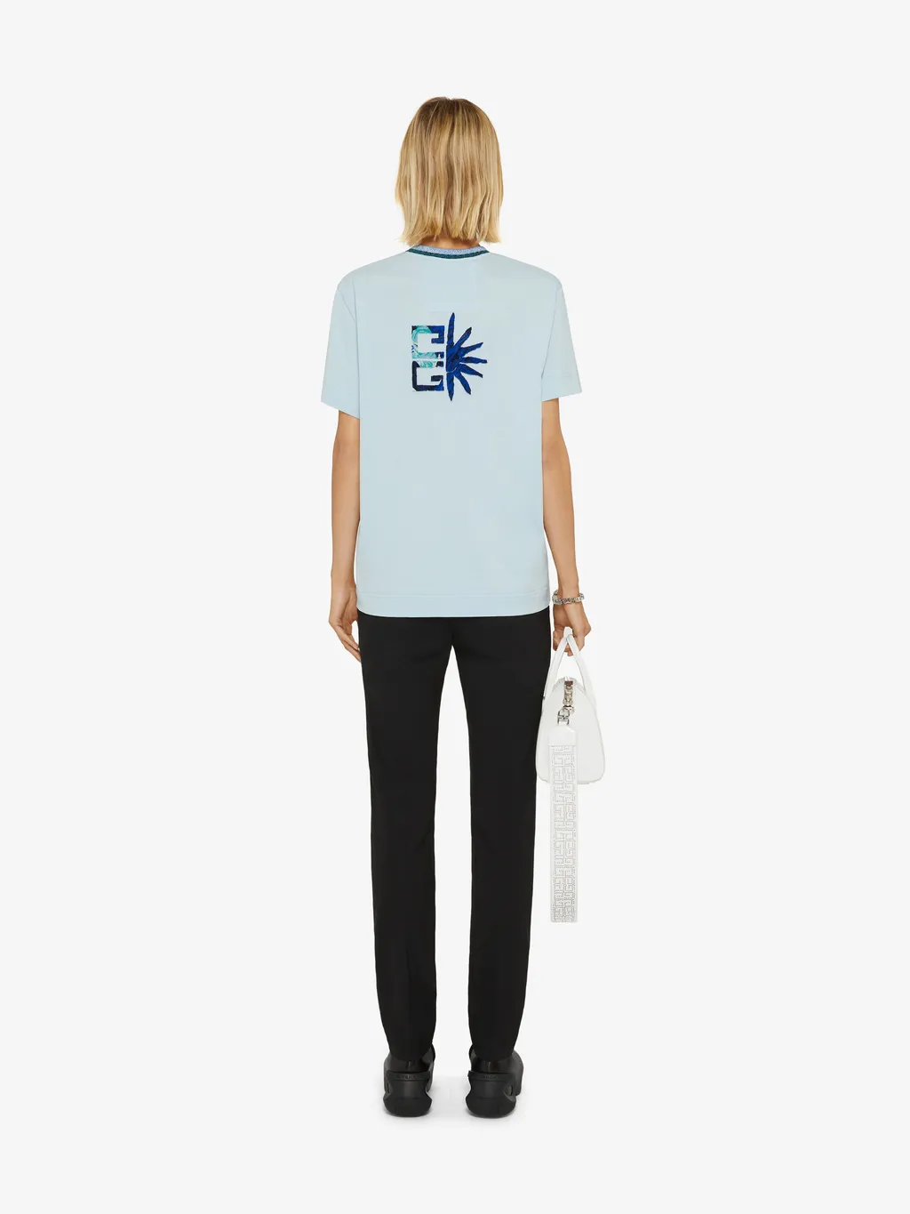 T-Shirt In Jersey With Givenchy Tufted Pattern