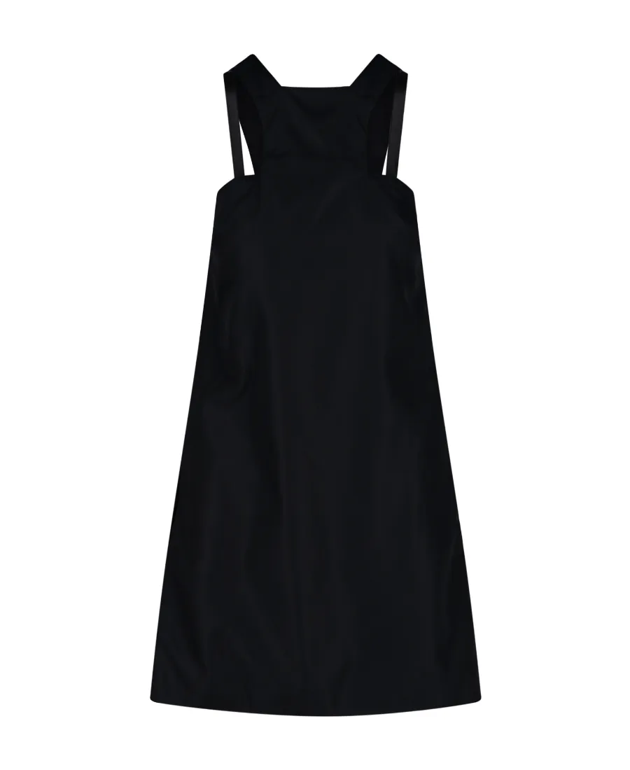 Strap-Detail Cut-Out Sleeveless Shift Dress
