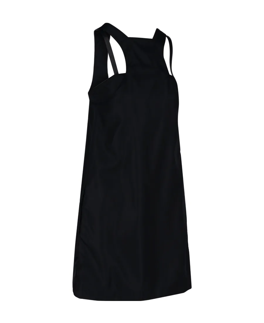 Strap-Detail Cut-Out Sleeveless Shift Dress