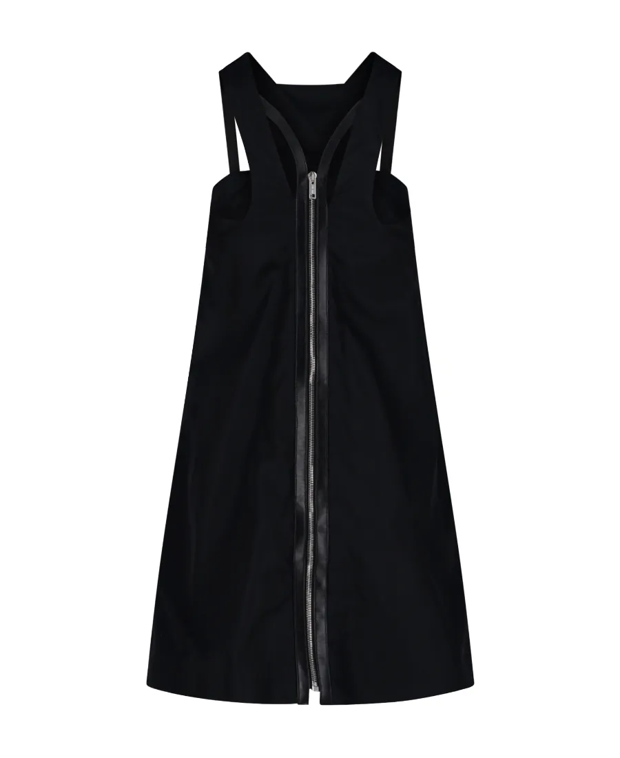 Strap-Detail Cut-Out Sleeveless Shift Dress