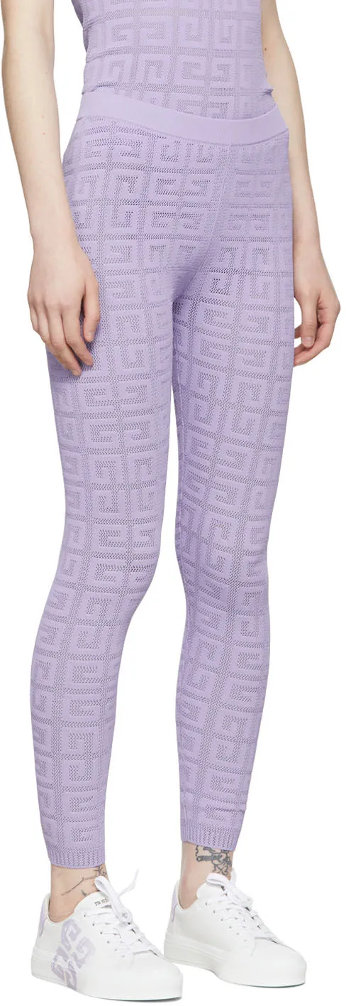 Legging Pants In 4G Jacquard