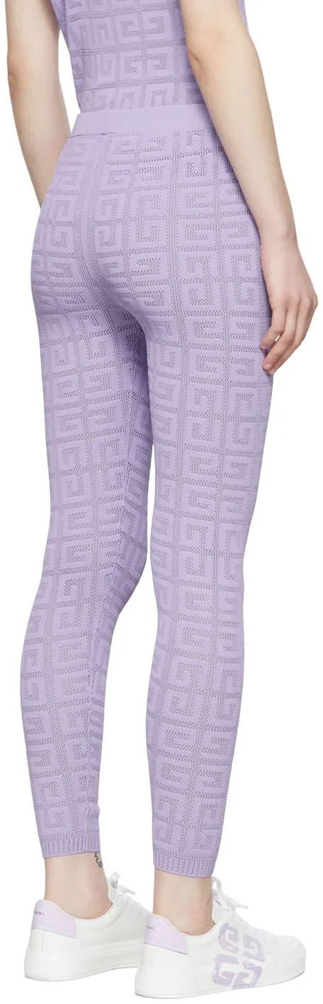 Legging Pants In 4G Jacquard