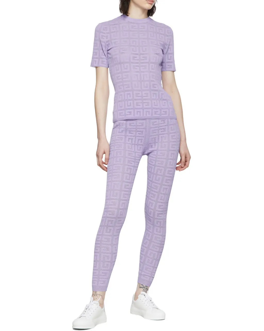 Legging Pants In 4G Jacquard