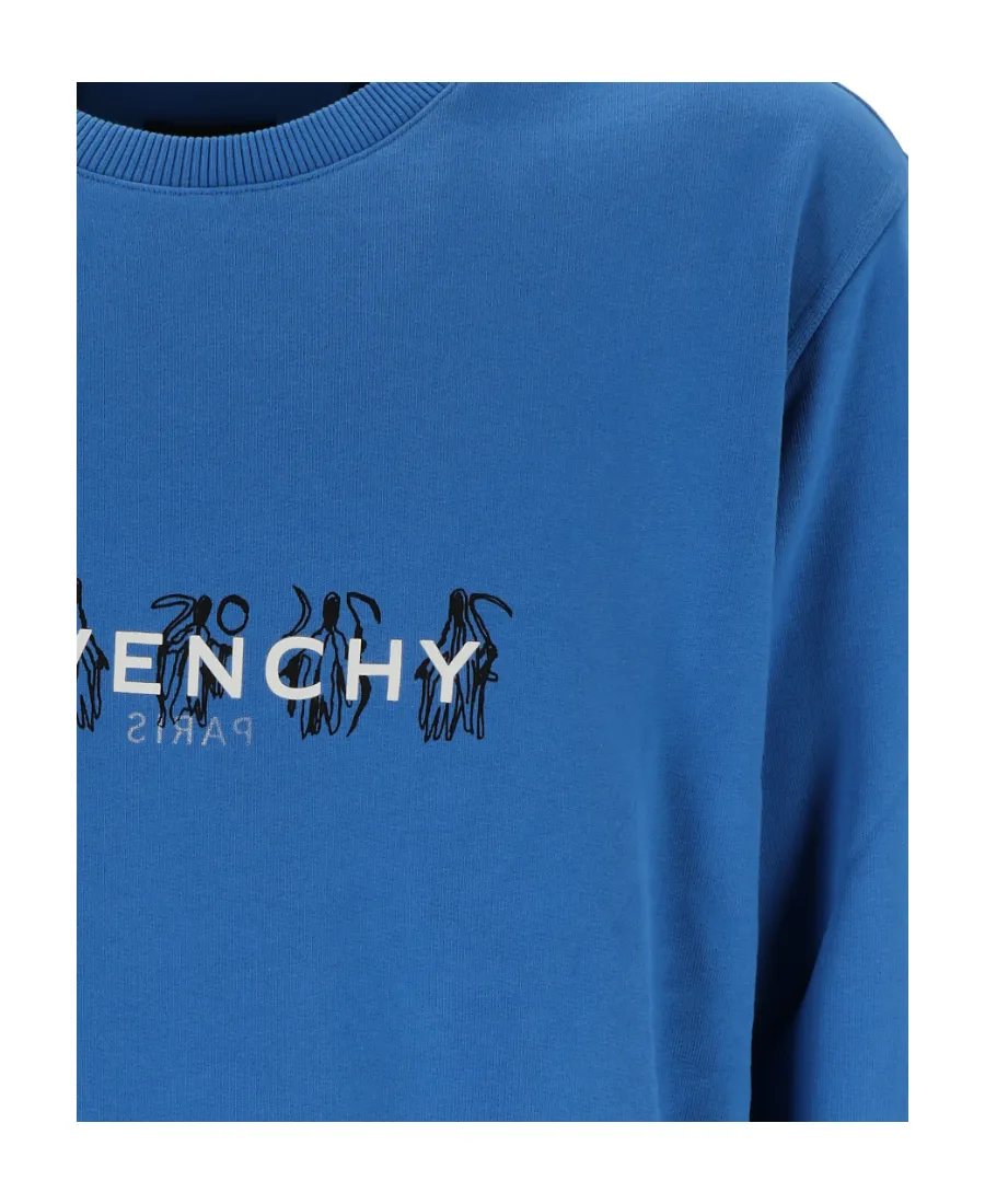 Reverse Logo Printed Crewneck Sweatshirt