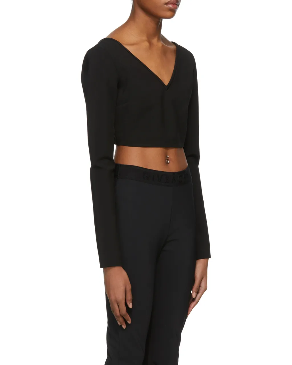 V-Neck Long-Sleeve Top