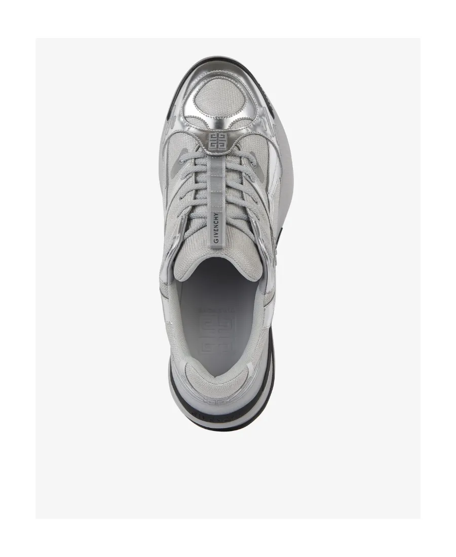 Giv 1 Tr Sneakers In Mesh And Metallized Leather
