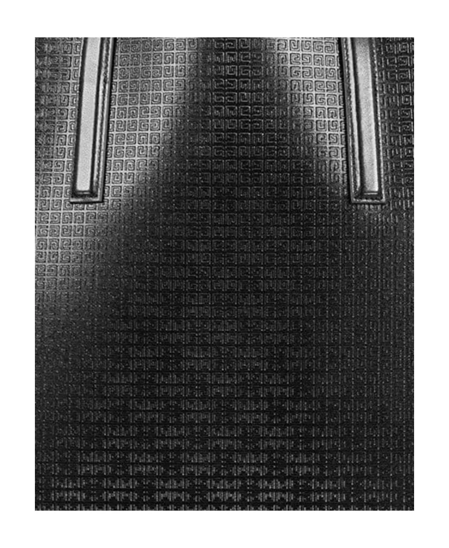 Wing Logo-Embossed Leather Tote