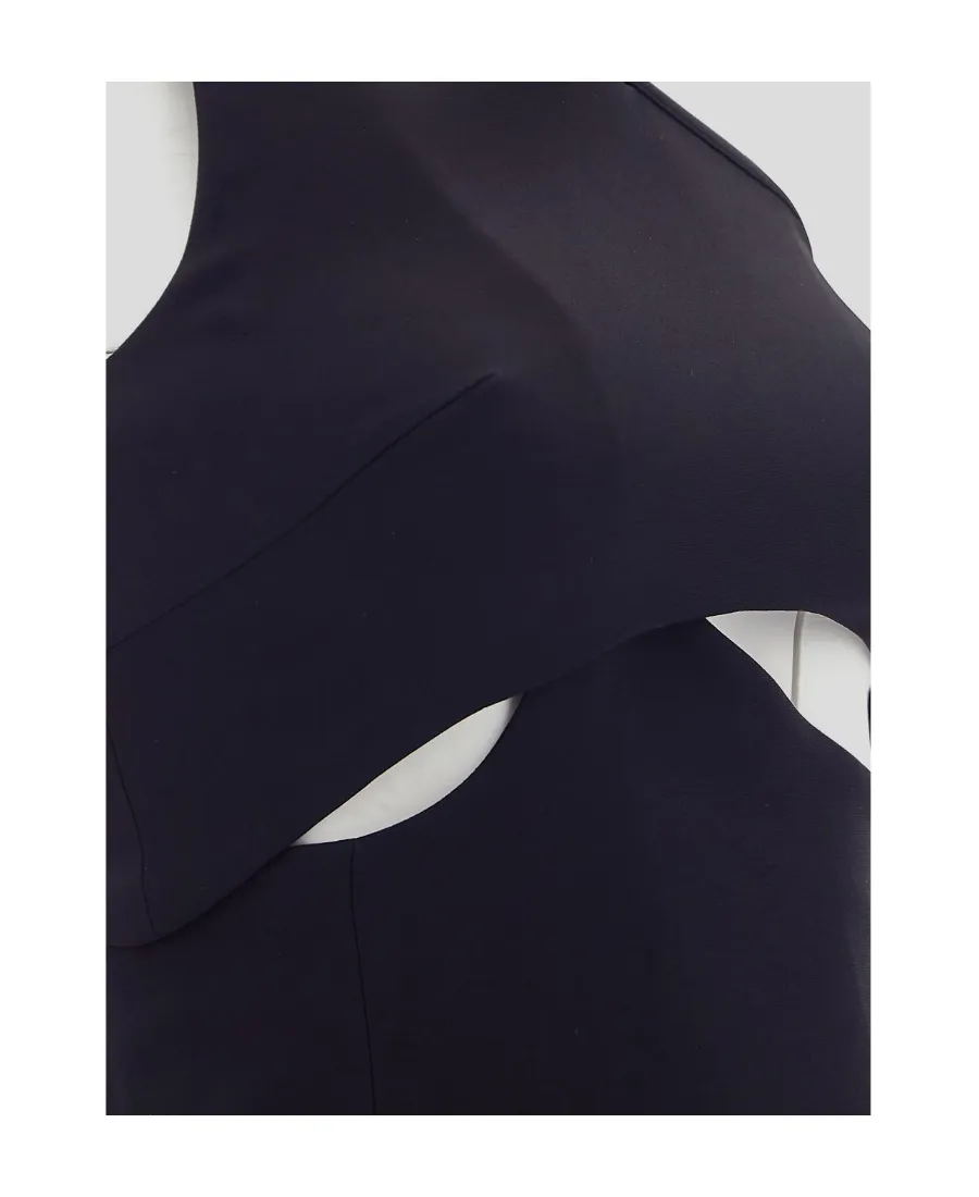 One-Shoulder Cut-Out Detail Mini Dress