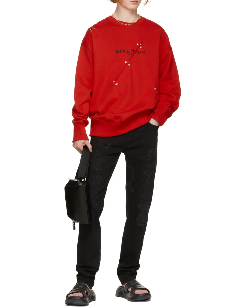 Destroyed Slim Fit Jeans