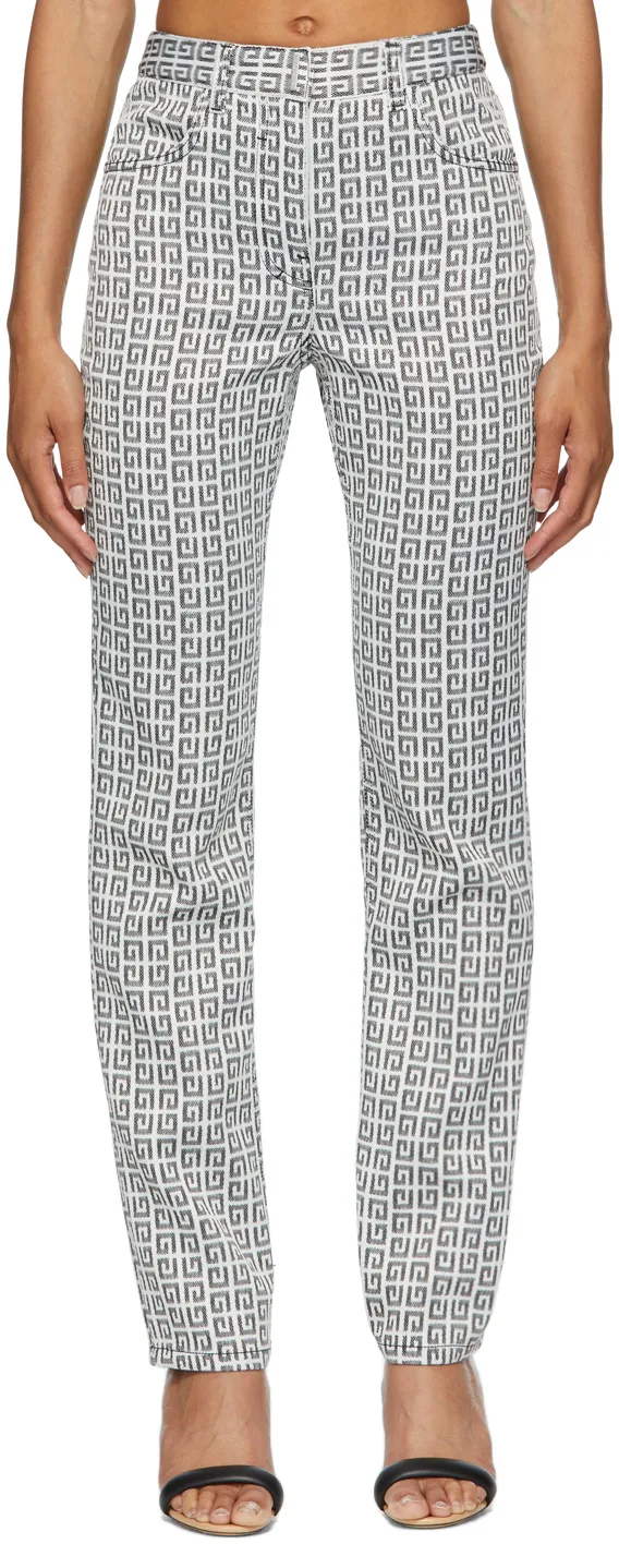 4G Jacquard Jeans