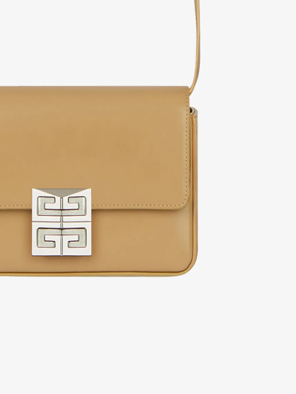Logo-Buckle Leather Crossbody Bag