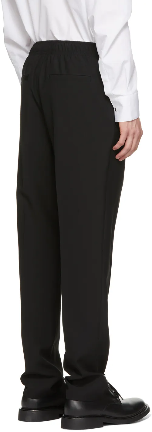Belted Straight-Leg Trousers