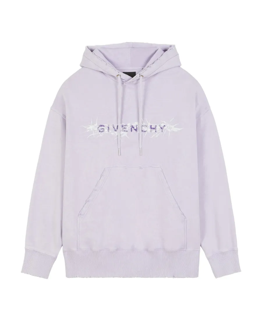 Barbed Wire Printed Hoodie