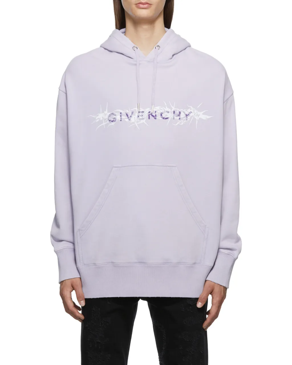 Barbed Wire Printed Hoodie