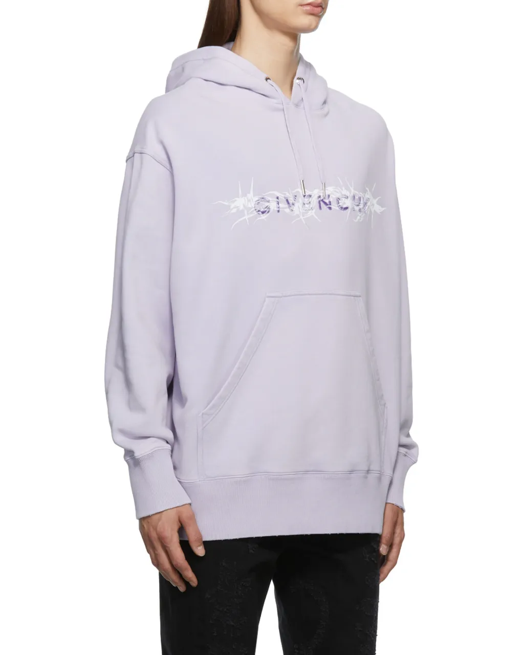 Barbed Wire Printed Hoodie