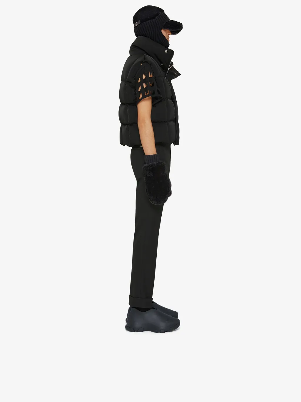 Oversized Sleeveless Puffer Jacket