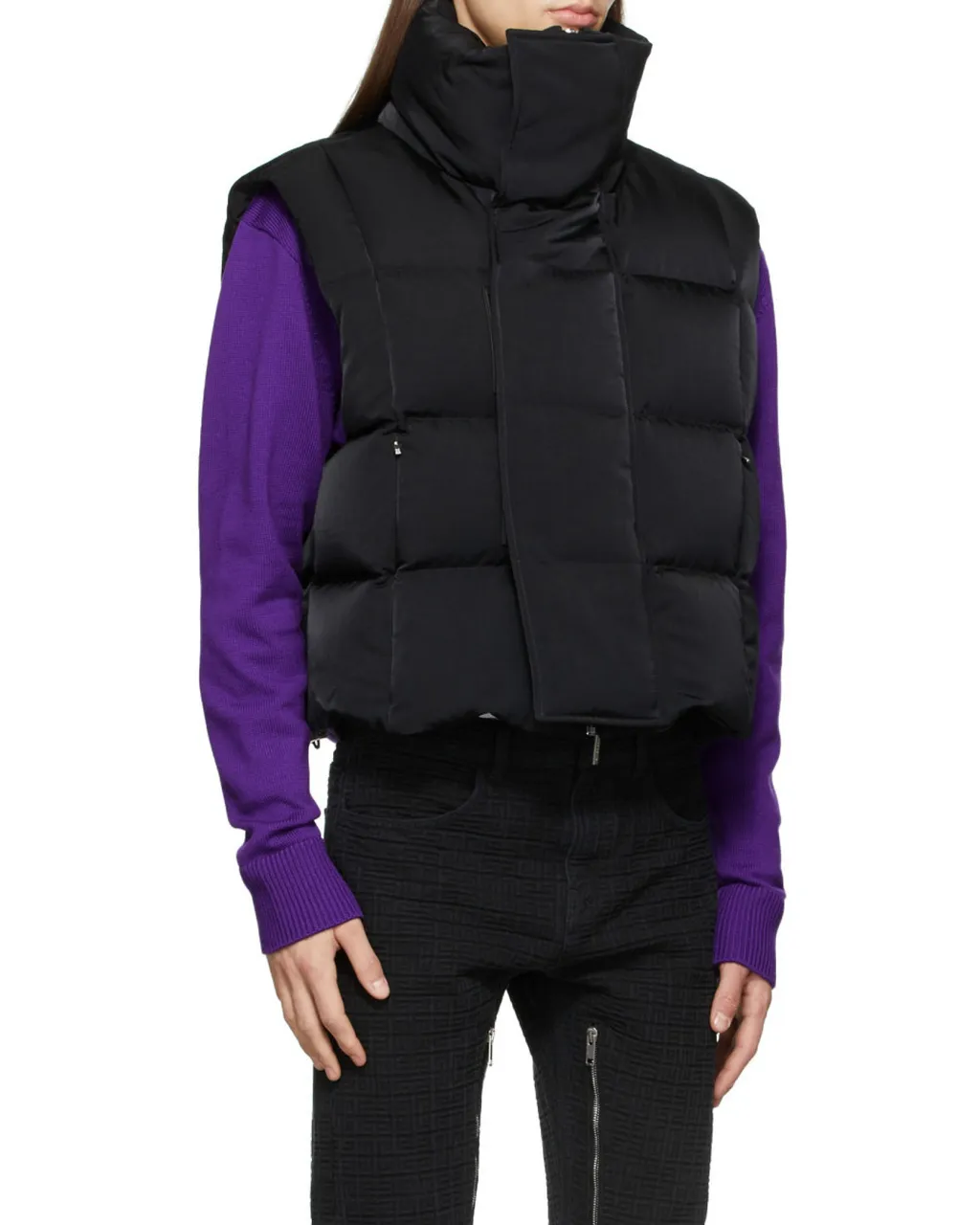 Oversized Sleeveless Puffer Jacket
