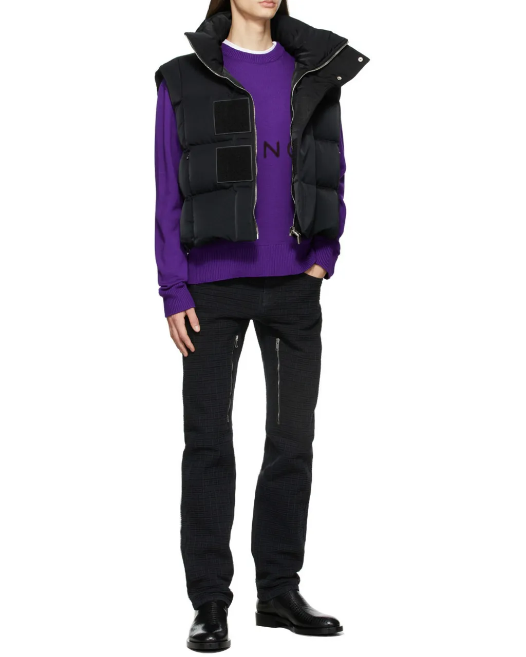 Oversized Sleeveless Puffer Jacket