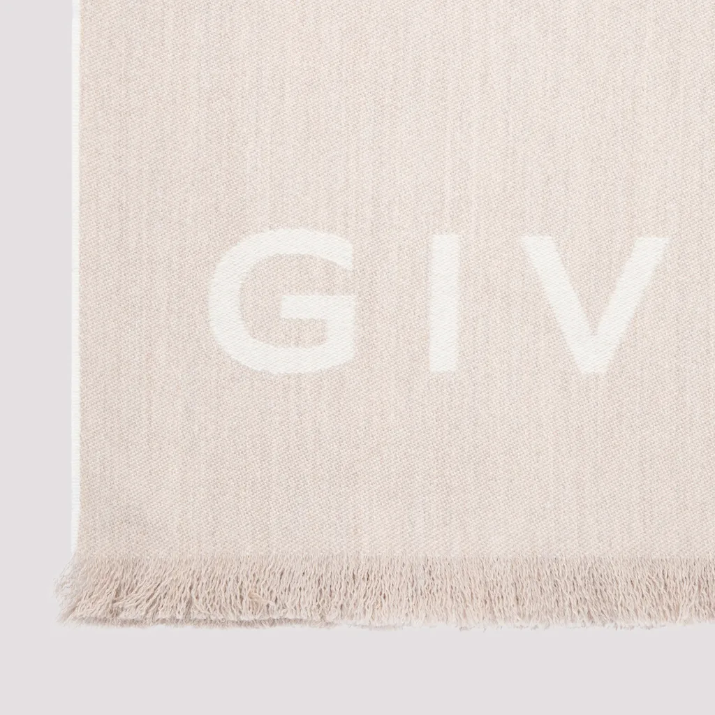 4G Givenchy Scarf In Wool And Cashmere