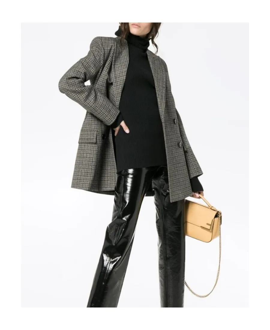 Plaid Wool Suit Jacket
