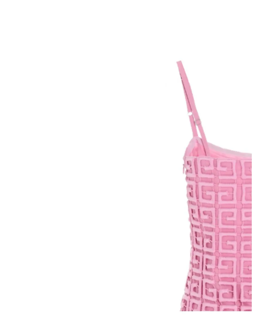 4G Layered Fitted Mini Dress