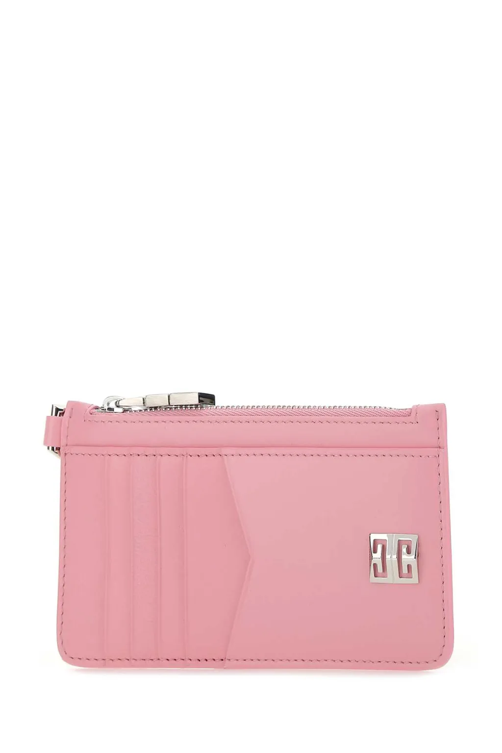 Logo Plaque Leather Wallet