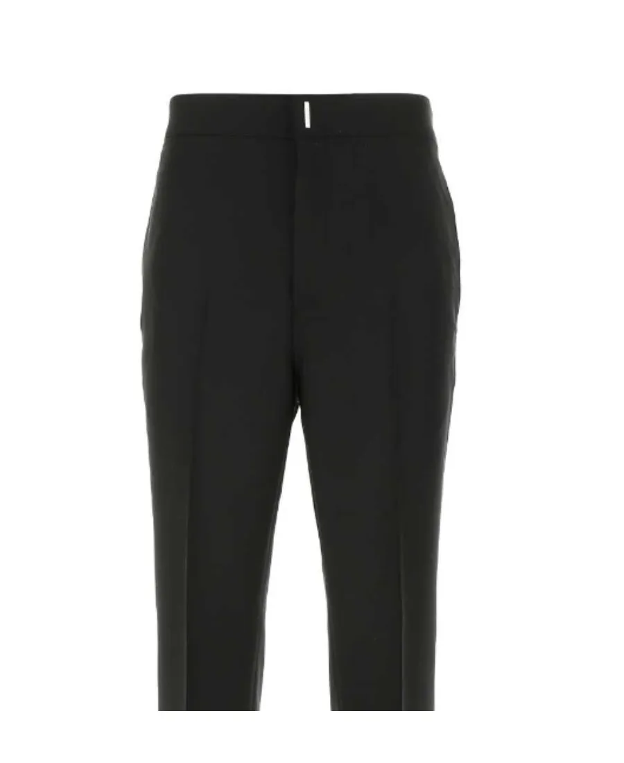Straight-Leg Tailored Trousers