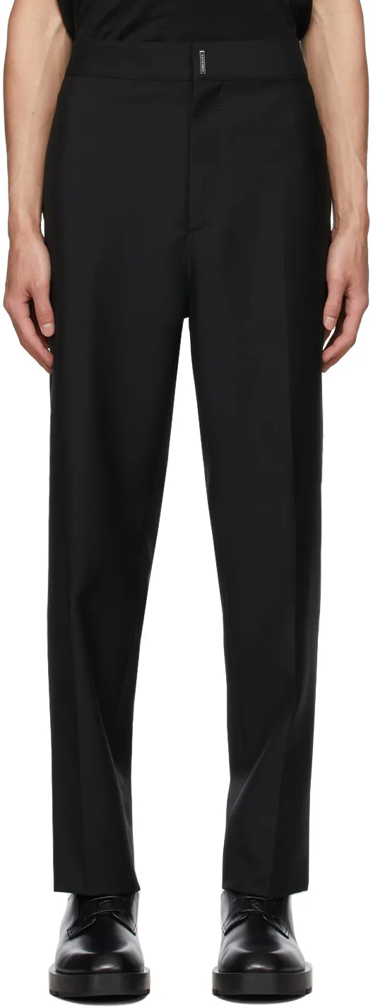 Straight-Leg Tailored Trousers