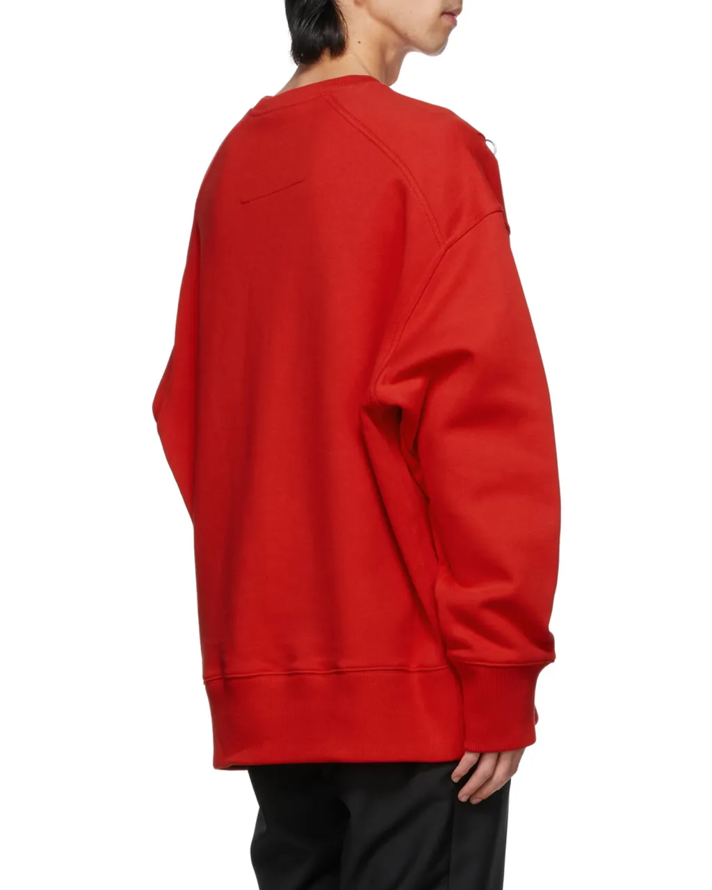 Eyelet Detail Oversized Sweatshirt