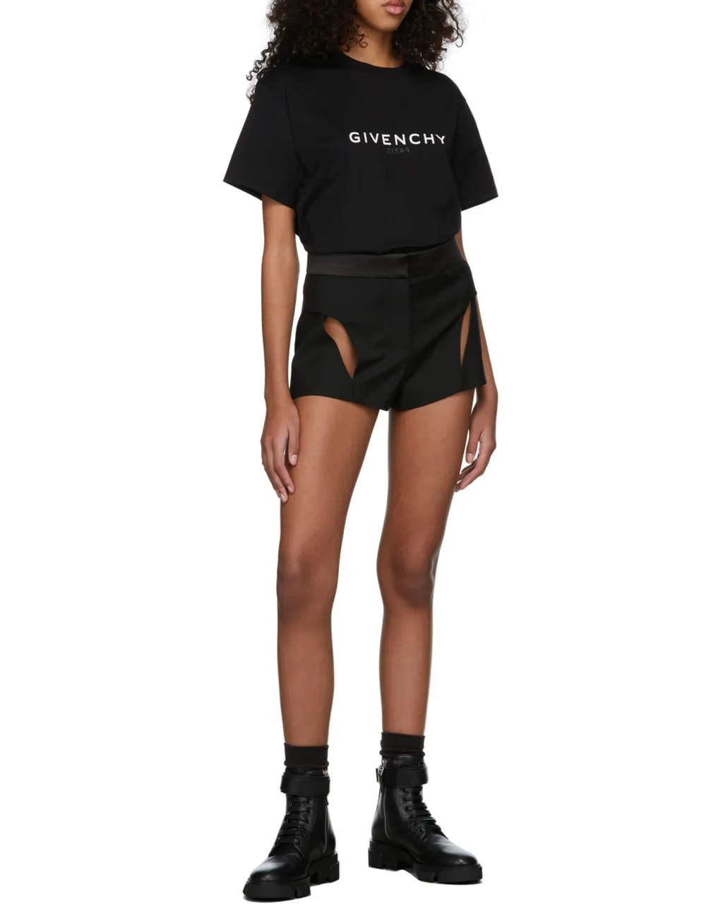 4G Emblem Printed Crewneck T-Shirt