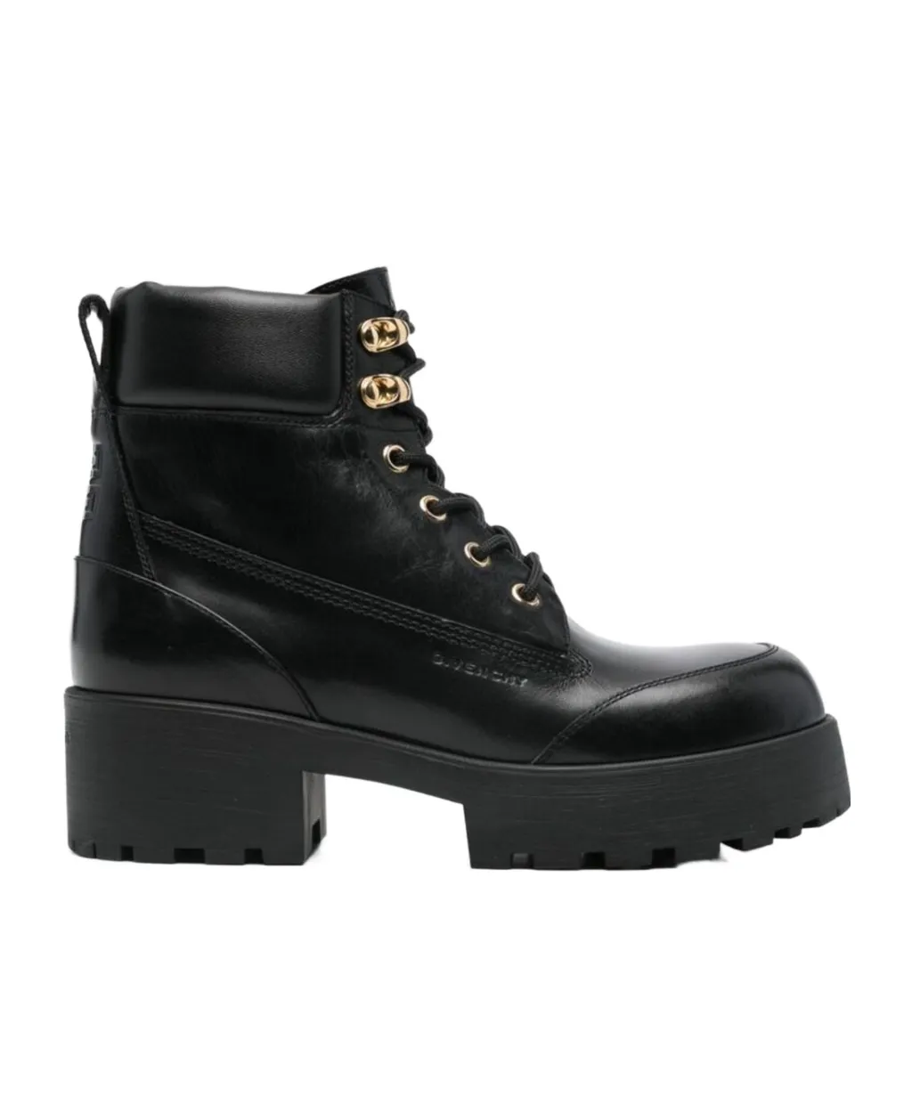Trekker Lace-Up Ankle Boots