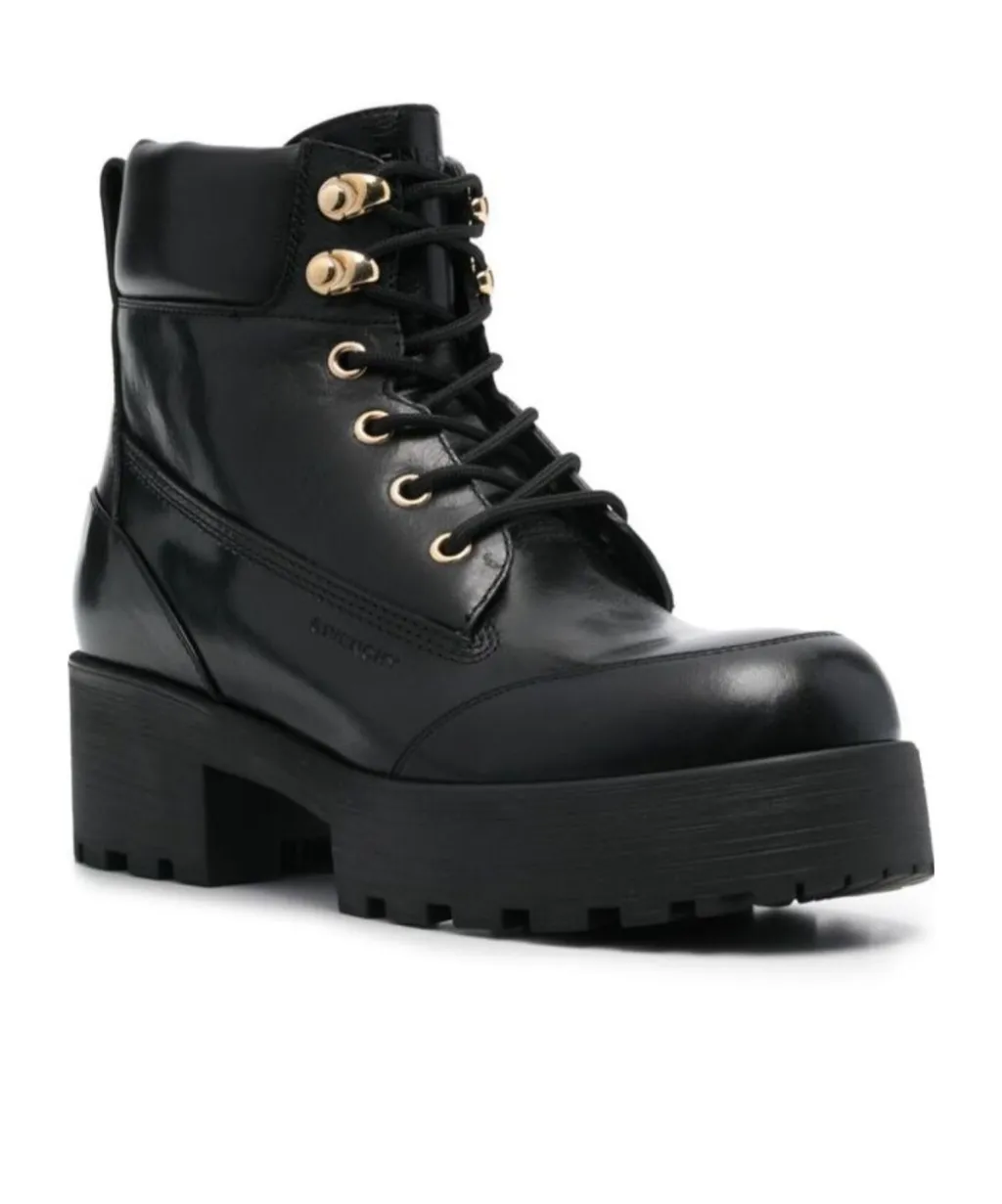 Trekker Lace-Up Ankle Boots