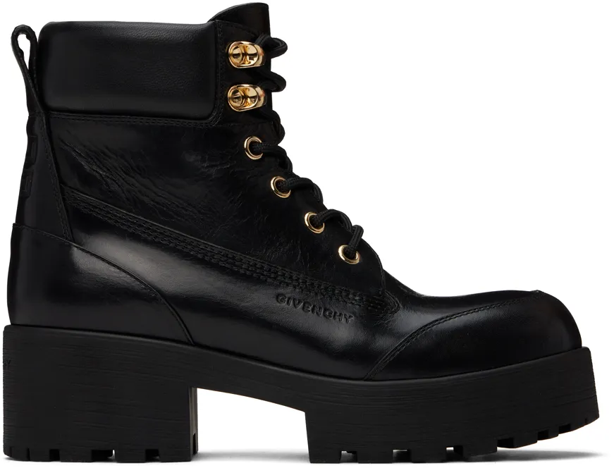 Trekker Lace-Up Ankle Boots