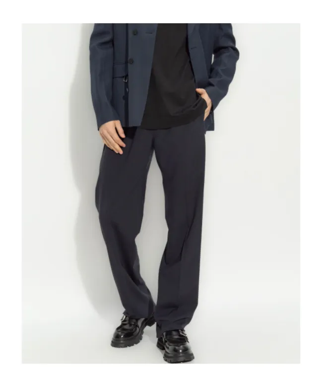 4G Embroidered Elastic Waist Jogging Pants