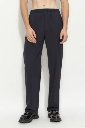 4G Embroidered Elastic Waist Jogging Pants