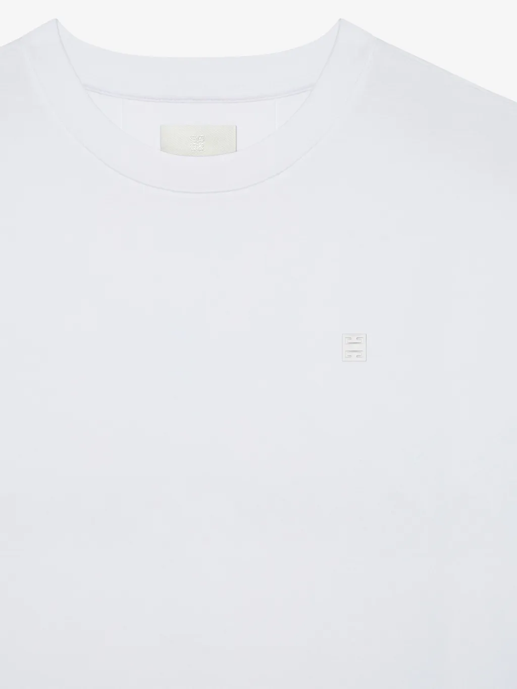 Logo Plaque Crewneck T-Shirt