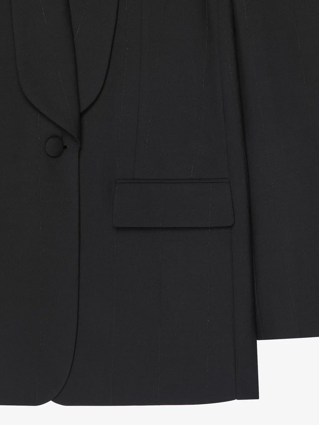 Shawl Lapel Single-Breasted Jacket